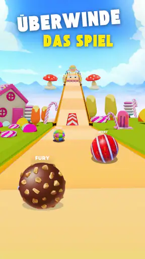 Candy Ball Run - Rolling Games screenshot