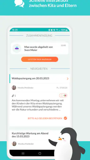 CARE Kita App screenshot
