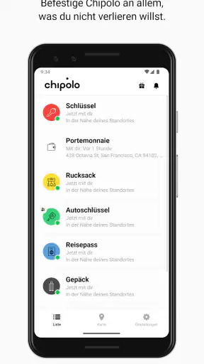 Chipolo screenshot