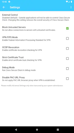 Cisco Secure Client-AnyConnect screenshot