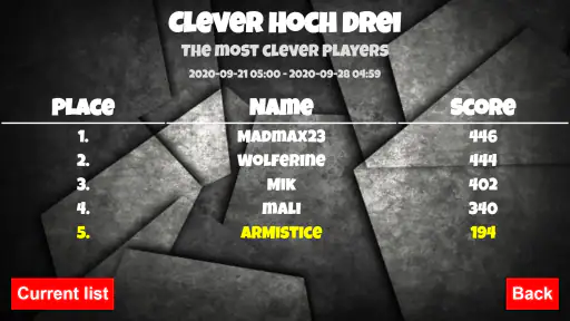 Clever Hoch Drei screenshot