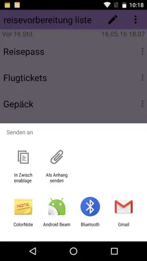 ColorNote Notepad Notizen screenshot