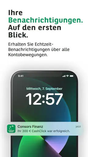 Consors Finanz Mobile Banking screenshot