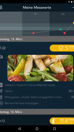 CONTOUR DIABETES app (DE) screenshot