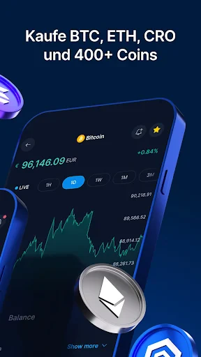 Crypto.com - Kaufe BTC ETH CRO screenshot