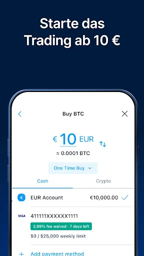 Crypto.com - Kaufe BTC ETH CRO screenshot