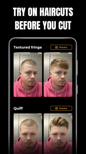 Cuttr AI Men's Haircut & Style screenshot