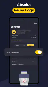 CyberGhost VPN WLAN-Sicherheit screenshot