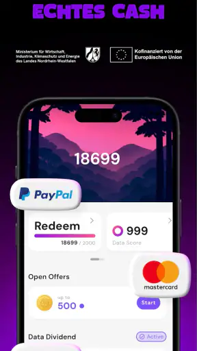 Datapods: Geld für deine Daten screenshot
