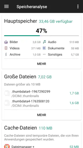Dateimanager screenshot