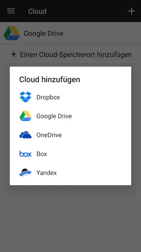 Dateimanager screenshot