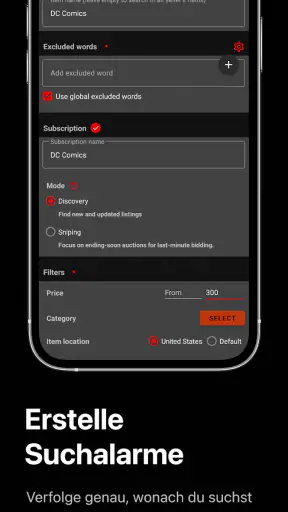 Deals Tracker PRO: eBay Alerts screenshot