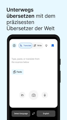 DeepL Übersetzer screenshot