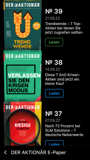 DER AKTIONÄR screenshot