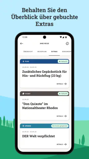 MyDERTOUR | Reisen verwalten screenshot