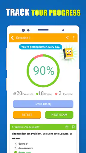 Deutsch Grammatik A1 A2 B1 B2 screenshot