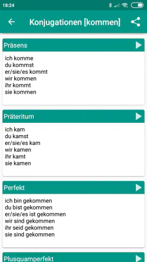 Deutsch Wörterbuch screenshot