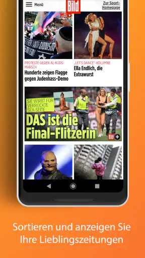 Deutsche Zeitungen screenshot