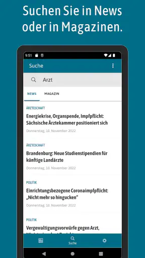 Deutsches Ärzteblatt screenshot