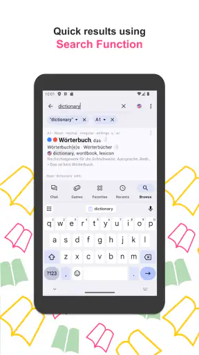 Wörterbuch zum Deutschlernen screenshot