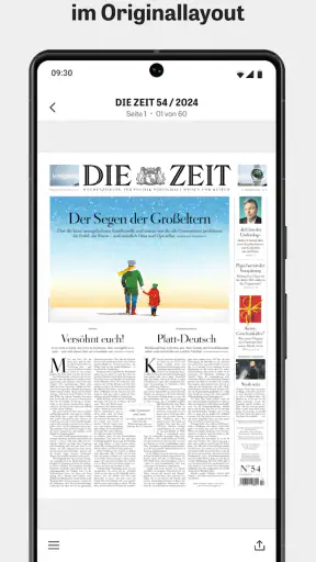 DIE ZEIT E-Paper App screenshot