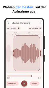 Diktiergerät screenshot