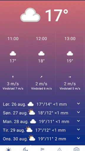 DMI Vejr screenshot