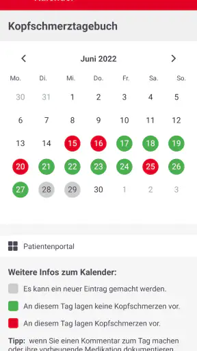 DMKG-App screenshot