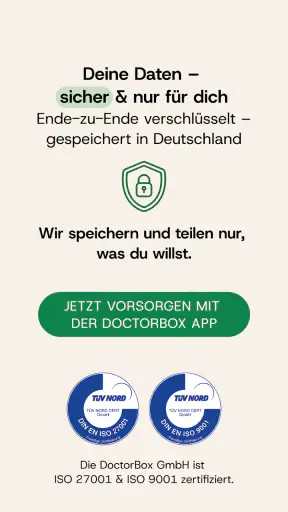 DoctorBox – Vorsorge App screenshot