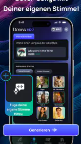 Donna KI Lied Musik Generator screenshot