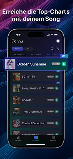 Donna KI Lied Musik Generator screenshot