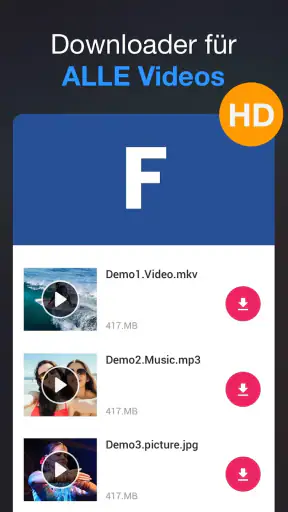 Downloader für alle Videos screenshot