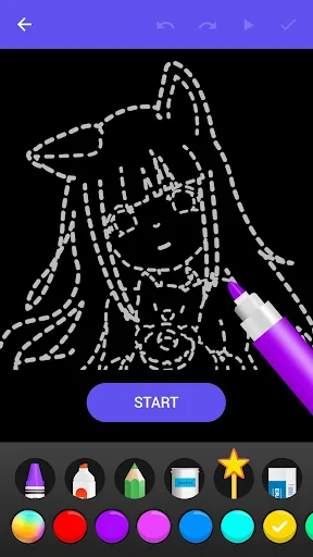 Draw Glow Comics screenshot
