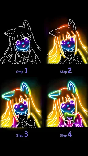 Draw Glow Comics screenshot