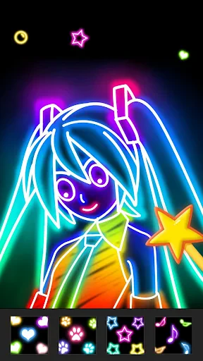 Draw Glow Comics screenshot
