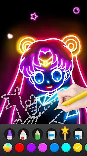Draw Glow Comics screenshot