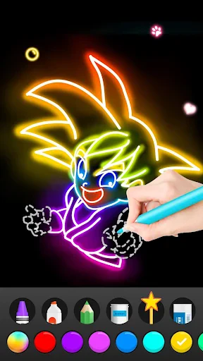 Draw Glow Comics screenshot