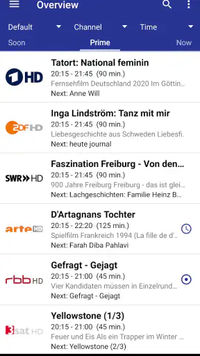 dream EPG Premium screenshot