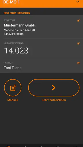 Driverslog Pro 2 - Fahrtenbuch screenshot
