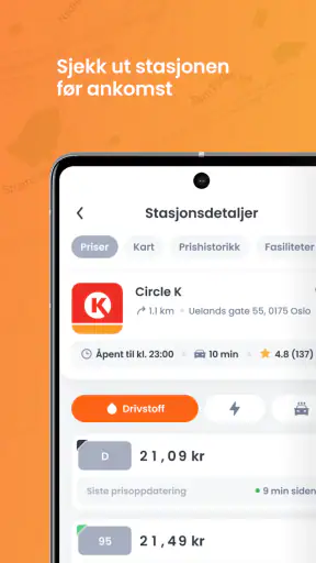 DrivstoffAppen screenshot