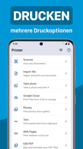 Drucker screenshot
