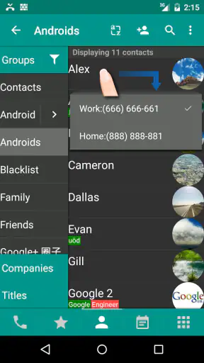 DW Kontakte & Telefon & SMS screenshot