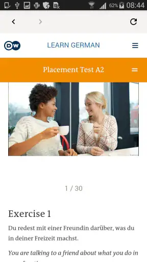 DW Learn German screenshot