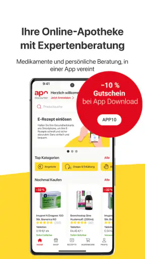 E-Rezept App apodiscounter screenshot
