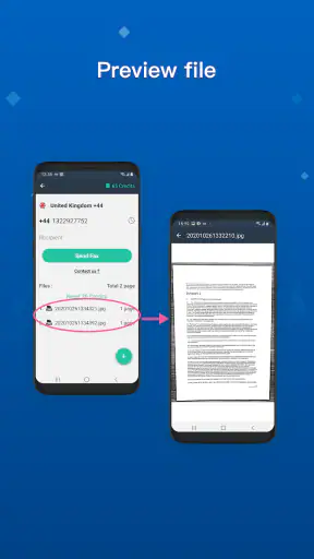 Easy Fax - send fax from phone screenshot