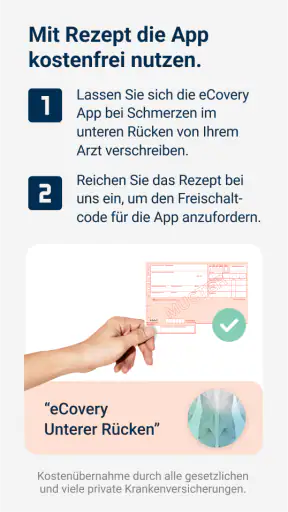 eCovery: Rücken, Hüfte & Knie screenshot