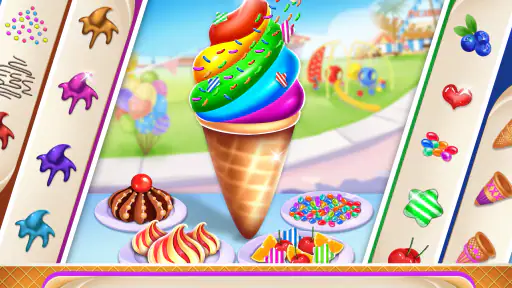 Eis Kegel Cupcake Backen Herst screenshot