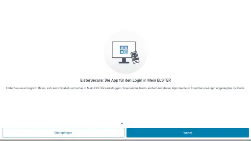 ElsterSecure - sicherer Login screenshot