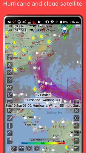 eMap HDF: Wetter und Windkarte screenshot