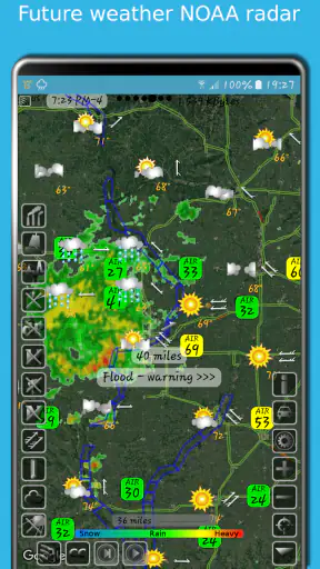 eMap HDF: Wetter und Windkarte screenshot